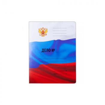 Скоросшиватель А4, OfficeSpace Дело, 31*22см, 300 г/м2, Триколор, пробитый, картон мелованный - Полиграфия