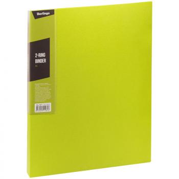 Папка на 2 кольцах Berlingo "Color Zone", 35мм, 600мкм, салатовая, 274792 - Полиграфия