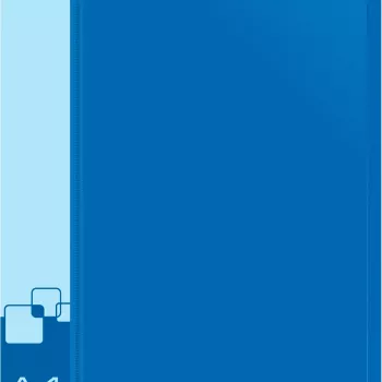 Папка с зажимом + внутренний карман, торцевой карман с бумажной вставкой, пластик 0,7мм - Полиграфия