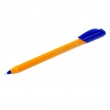 Ручка шариковая масляная BRAUBERG «Extra Glide Orange», СИНЯЯ, трехгранная, узел 0,7 мм, линия письма 0,35 мм, 142925 - Полиграфия