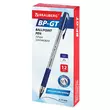 Ручка шариковая BRAUBERG «BP-GT», СИНЯЯ, корпус прозрачный, евронаконечник 0,7 мм, линия письма 0,35 мм, 144004 - Полиграфия