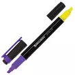 Текстовыделитель двусторонний BRAUBERG DUAL TIP, линия 1-4 мм, ОРАНЖЕВЫЙ, 150845  - Полиграфия