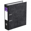 Папка-регистратор Berlingo "Standard", 70мм, мрамор, разборн., с карм. на кор., нижний метал. кант, черная,  182728 - Полиграфия