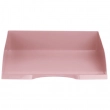 Горизонтальный лоток для бумаг Стамм Дельта Voyage Paris, розовый  - Полиграфия