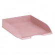Горизонтальный лоток для бумаг Стамм Дельта Voyage Paris, розовый  - Полиграфия