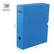 Короб архивный с клапаном OfficeSpace, микрогофрокартон, 75мм, синий, до 700л., 225412 - Полиграфия