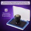 Штемпельная подушка BRAUBERG, 100×80 мм (рабочая поверхность 90×50 мм), синяя краска, 236867 - Полиграфия
