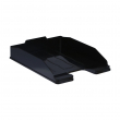 Лоток для бумаг горизонтальный Стамм "Эксперт", черный  - Полиграфия