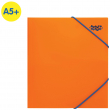 Папка для тетрадей на резинке Мульти-Пульти, А5, 500мкм, оранжевая , 326556 - Полиграфия