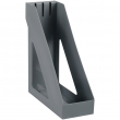 Лоток для бумаг вертикальный СТАММ "Базис", серый, ширина 100мм, 351505 - Полиграфия