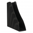 Лоток для бумаг вертикальный СТАММ "Вектор", черный, ширина 80мм, 351510 - Полиграфия