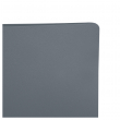 Папка с 20 вкладышами СТАММ "Стандарт" А4, 14мм, 600мкм, пластик, серая, 355298 - Полиграфия