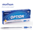 Ручка шариковая MunHwa "Option" синяя, 0,5мм, код 003947 - Полиграфия