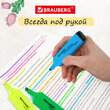 Набор текстовыделителей 6 ЦВЕТОВ, BRAUBERG «ORIGINAL NEON», линия письма 1-5 мм, 152216 - Полиграфия
