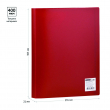Папка с 30 вкладышами OfficeSpace 21 мм, 400 мкм, красная F30L3_284 - Полиграфия