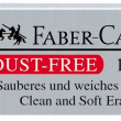Ластик FABER-CASTELL в беспыльном корпусе ЧЕРНЫЙ - Полиграфия