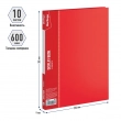 Папка с 10 вкладышами, "Standard", красная (MT2421) - Полиграфия