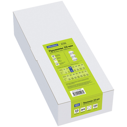 Пружины пластик D=10мм OfficeSpace, белый, 100шт., 222443 - Полиграфия