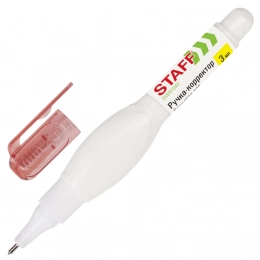 Ручка-корректор STAFF «EVERYDAY», 3 мл, металлический наконечник, 227570 - Полиграфия