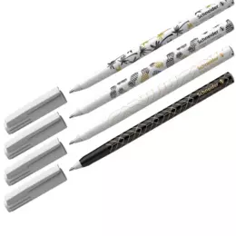 Ручка шариковая "Tops 505 F Tropical" синяя - Полиграфия