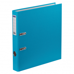 Папка-регистратор OfficeSpace, 50мм, бумвинил, с карманом на корешке, бирюзовая, 270111 - Полиграфия