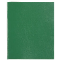 Тетрадь бумвинил, А5, 48 л., скоба, офсет №2 ЭКОНОМ, клетка, с полями, STAFF, ЗЕЛЕНЫЙ, 403412 - Полиграфия