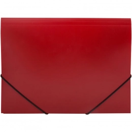 Папка на резинке OfficeSpace А4, 500мкм, красная [FE4_328] - Полиграфия
