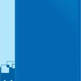 Папка с зажимом + внутренний карман, торцевой карман с бумажной вставкой, пластик 0,7мм - Полиграфия