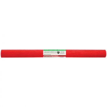 Бумага крепированная Greenwich Line, 50*250см, 32г/м2, красная, в рулоне, 214439 - Полиграфия