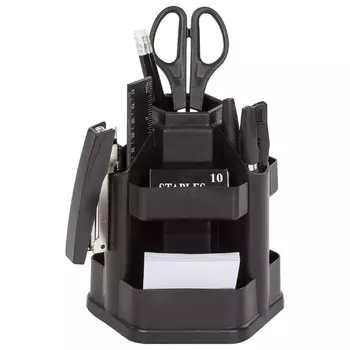 Канцелярский набор STAFF «Офисный», 14 предметов, офисный, вращающаяся конструкция, 230746 - Полиграфия