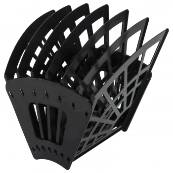 Лоток для бумаг веерный STAFF 7-ми секционный, 6 отделений, сетчатый, черный, 237023 - Полиграфия