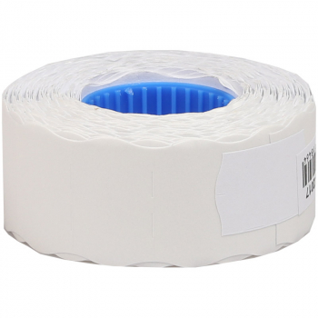 Этикет-лента OfficeSpace, 26*16мм, волна, белая, 800 этикеток, 243273 - Полиграфия