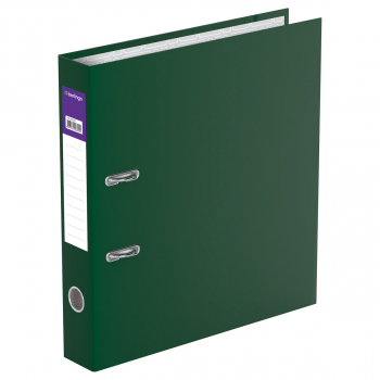 Папка-регистратор Berlingo "Profit", 50мм, бумвинил, зеленая, 255770 - Полиграфия
