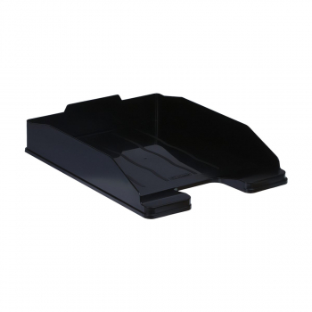 Лоток для бумаг горизонтальный Стамм "Эксперт", черный  - Полиграфия