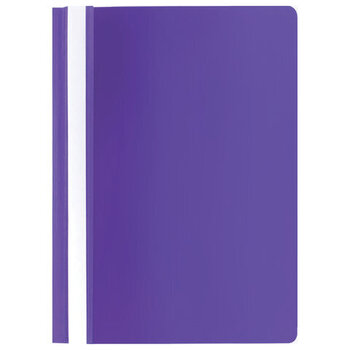 Скоросшиватель пластиковый STAFF, А4, 100/120 мкм, фиолетовый, 229237 - Полиграфия