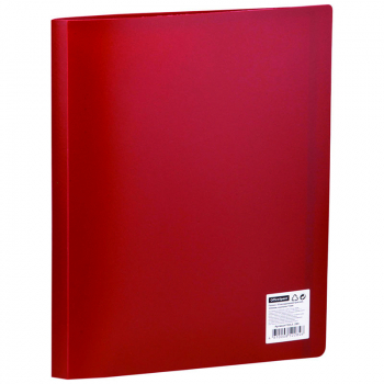 Папка с 30 вкладышами OfficeSpace 21 мм, 400 мкм, красная F30L3_284 - Полиграфия