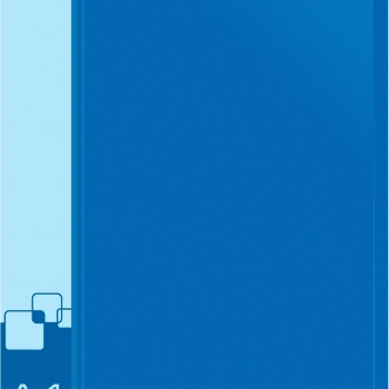 Папка с зажимом + внутренний карман, торцевой карман с бумажной вставкой, пластик 0,7мм - Полиграфия